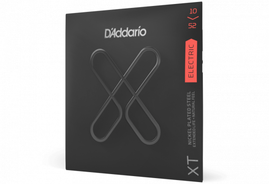 D`Addario XTE1052 XT ELECTRIC NICKEL PLATED STEEL LIGHT TOP / HEAVY BOTTOM (10-52): 2