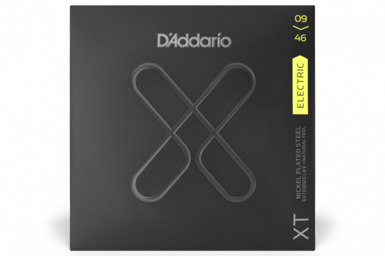 D`Addario XTE0946 XT ELECTRIC NICKEL PLATED STEEL SUPER LIGHT TOP / REGULAR BOTTOM (09-46): 1