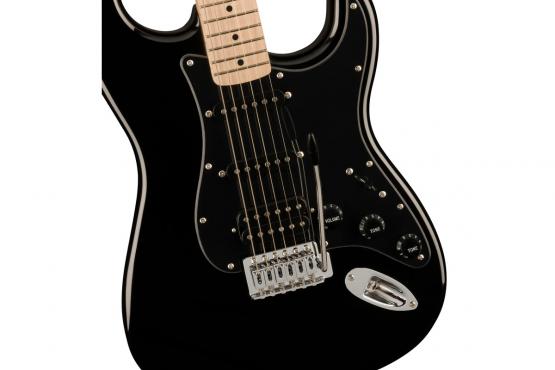 Squier by Fender Sonic Stratocaster HSS MN BLACK: 4