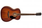 Fender D-220E DREADNOUGHT ALL MAHOGANY WITH CASE AGED COGNAC BURST