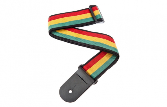 Planet Waves PW50A06 Woven Guitar Strap, Jamaica: 1