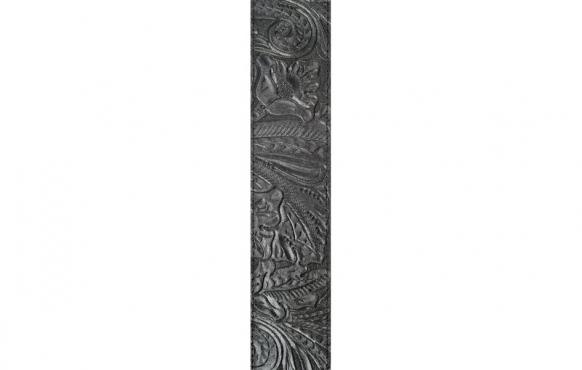 Planet Waves PW25LE00 Embossed Leather Guitar Strap, Black: 2