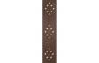 Planet Waves PW25VNRD01DX Blasted Leather Guitar Strap, Brown with Brass Rivets: 2