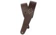 Planet Waves PW25VNRD01DX Blasted Leather Guitar Strap, Brown with Brass Rivets: 1