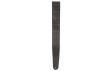 Planet Waves PW25VNRR00DX Blasted Leather Guitar Strap, Black with Brass Rivets: 3