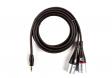 Planet Waves PW-MPXLR-06 Custom Series 1/8” to Dual XLR Audio Cable: 1