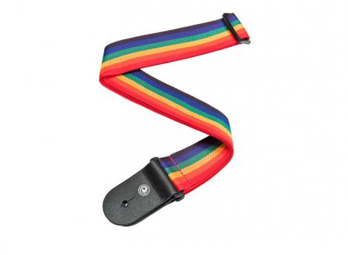 Planet Waves PWS111 Polypropylene Guitar Strap, Rainbow: 1